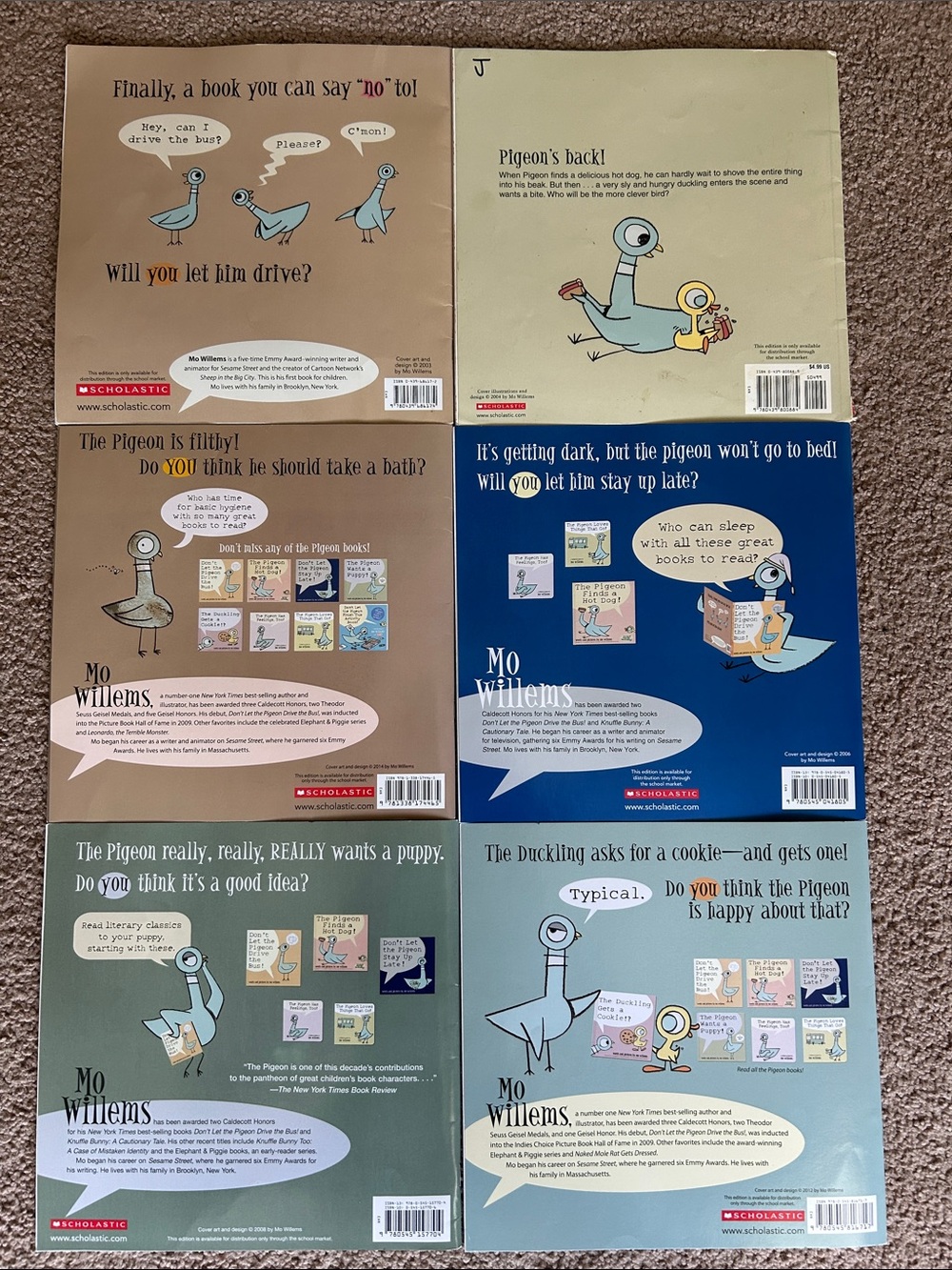 Pigeon Book Set - Picture 2 of 3